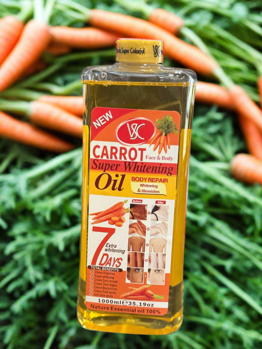 VSC Carrot Face & Body Oil Super Whitening 7 Days 1000 Ml 35 - Premium Beauty Product