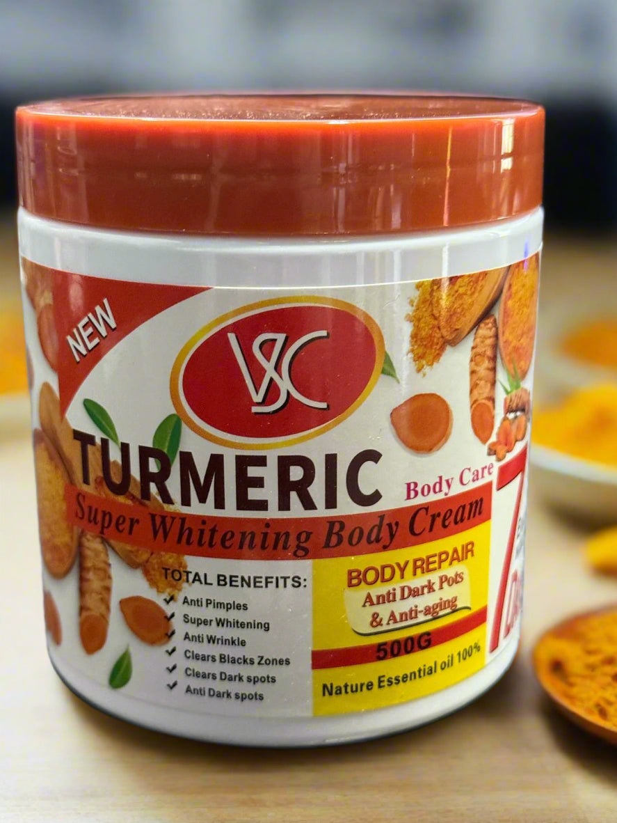 VSC Turmeric Super Whitening Body Cream 500 Grm 7 Days - Premium Beauty Product