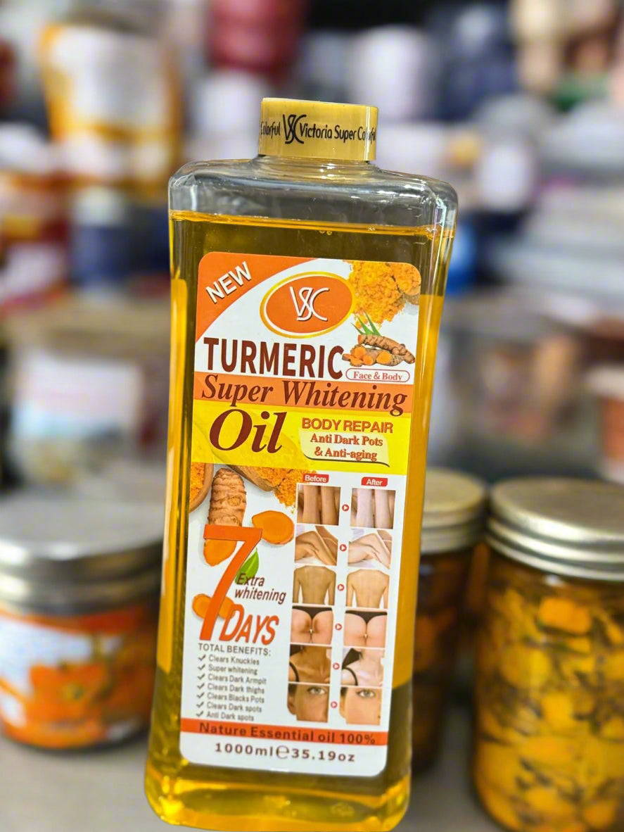 VSC Turmeric Face & Body Oil Super Whitening 7 Days 1000 Ml  - Premium Beauty Product