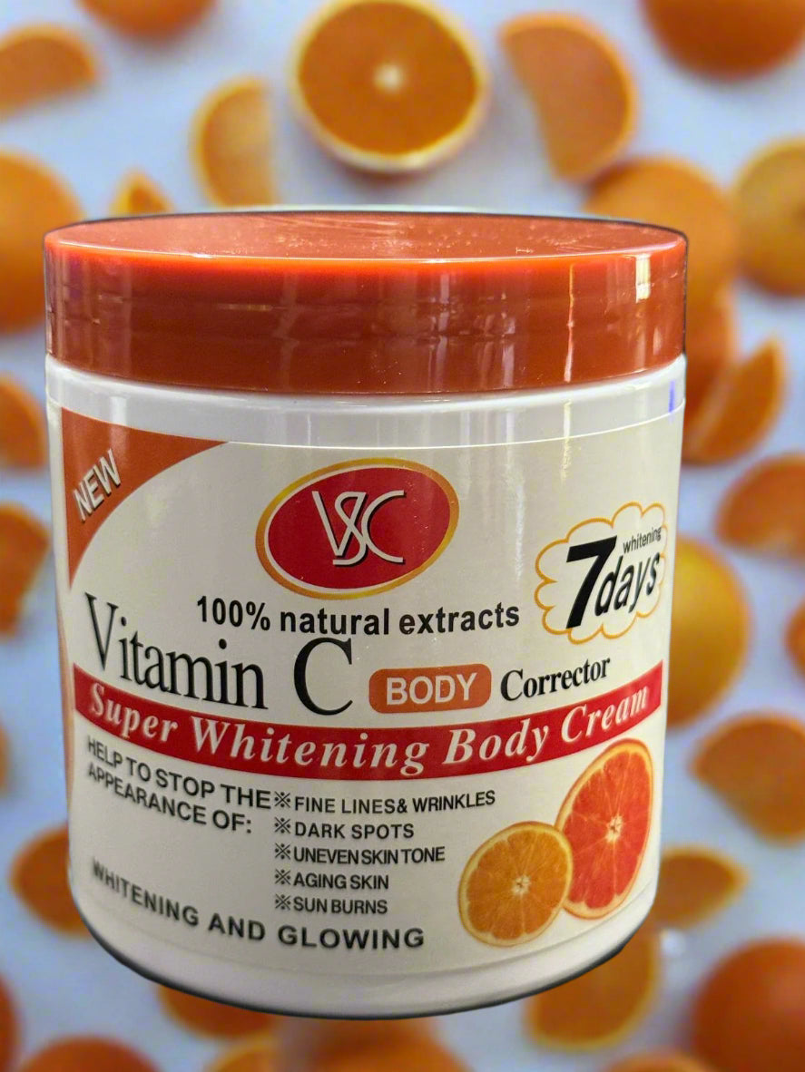 VSC Vitamin C Super Whitening Body Cream 500 Grm 7 Days - Premium Beauty Product