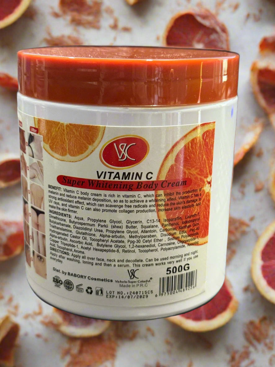 Vsc Turmeric Super Whitening Body Cream 500 Grm 7 Days Copy - Premium Beauty Product