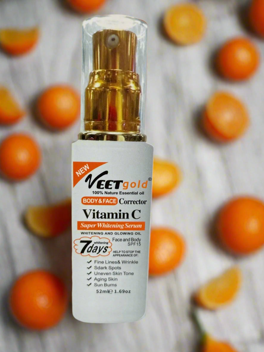 Veet Gold Turmeric Super Whitening Serum 52 Ml 1 69 Oz 7 Day - Premium Beauty Product