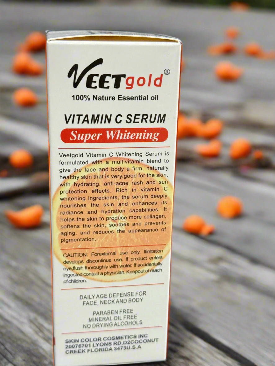 Veet Gold Turmeric Super Whitening Serum 52 Ml 1 69 Oz 7 Day - Premium Beauty Product