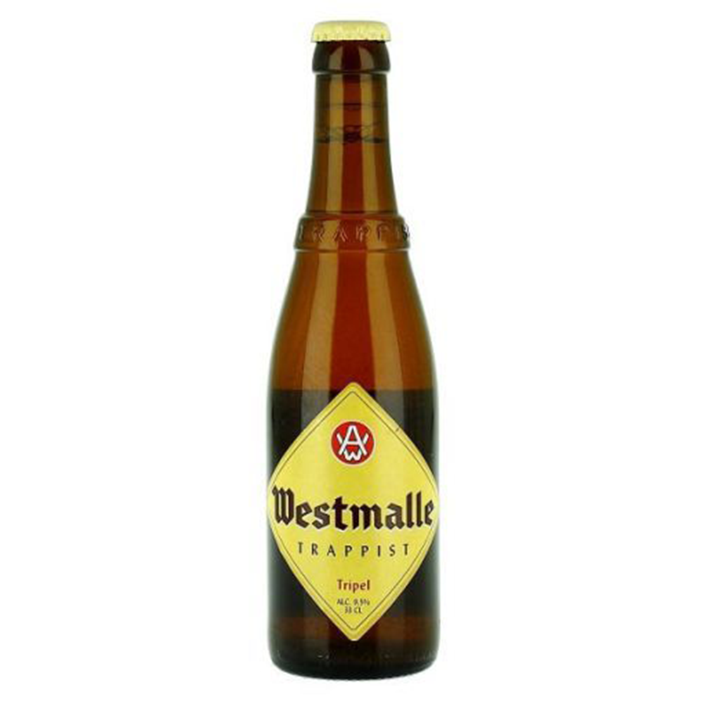 (12pk) Westmalle Trappist Tripel Ale Beer, Belgium (330ml)